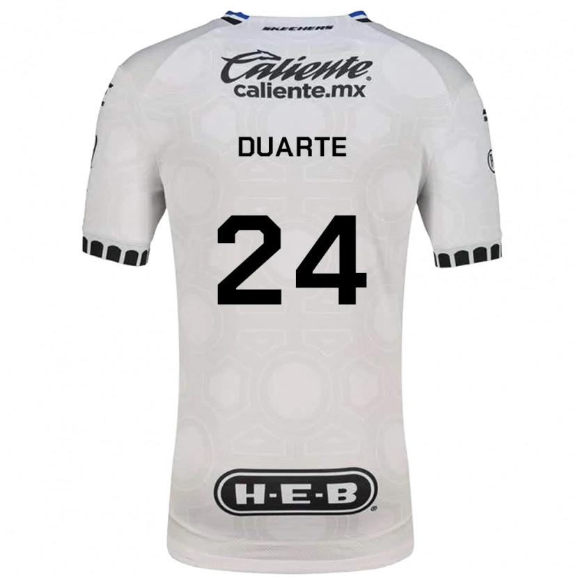 Danxen Kvinder Bayron Duarte #24 Hvid Sort Blå Hjemmebane Spillertrøjer 2026/27 Trøje T-Shirt