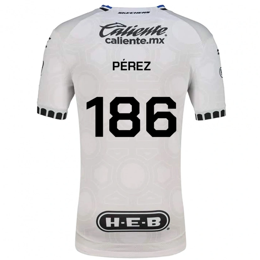 Danxen Kvinder José Pérez #186 Hvid Sort Blå Hjemmebane Spillertrøjer 2026/27 Trøje T-Shirt