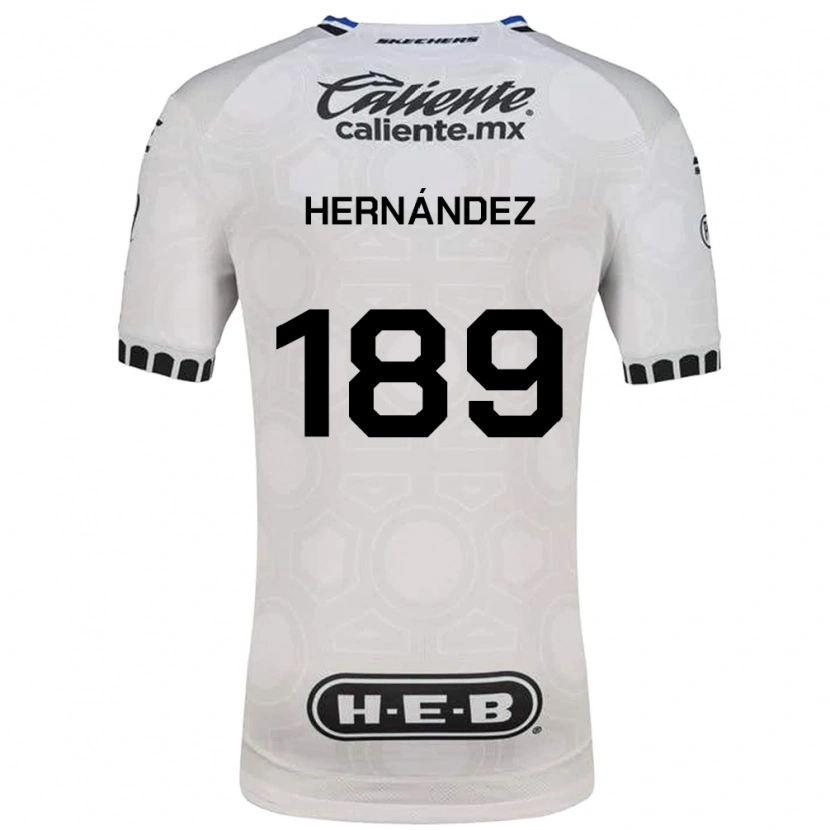 Danxen Kvinder Sebastián Hernández #189 Hvid Sort Blå Hjemmebane Spillertrøjer 2026/27 Trøje T-Shirt