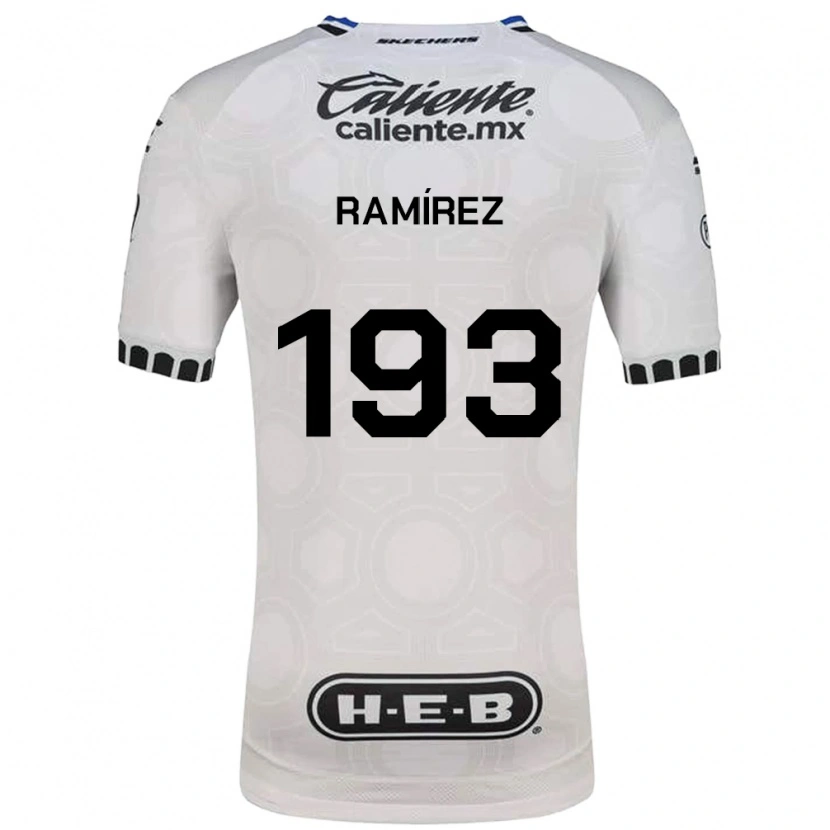 Danxen Kvinder Ángel Ramírez #193 Hvid Sort Blå Hjemmebane Spillertrøjer 2026/27 Trøje T-Shirt