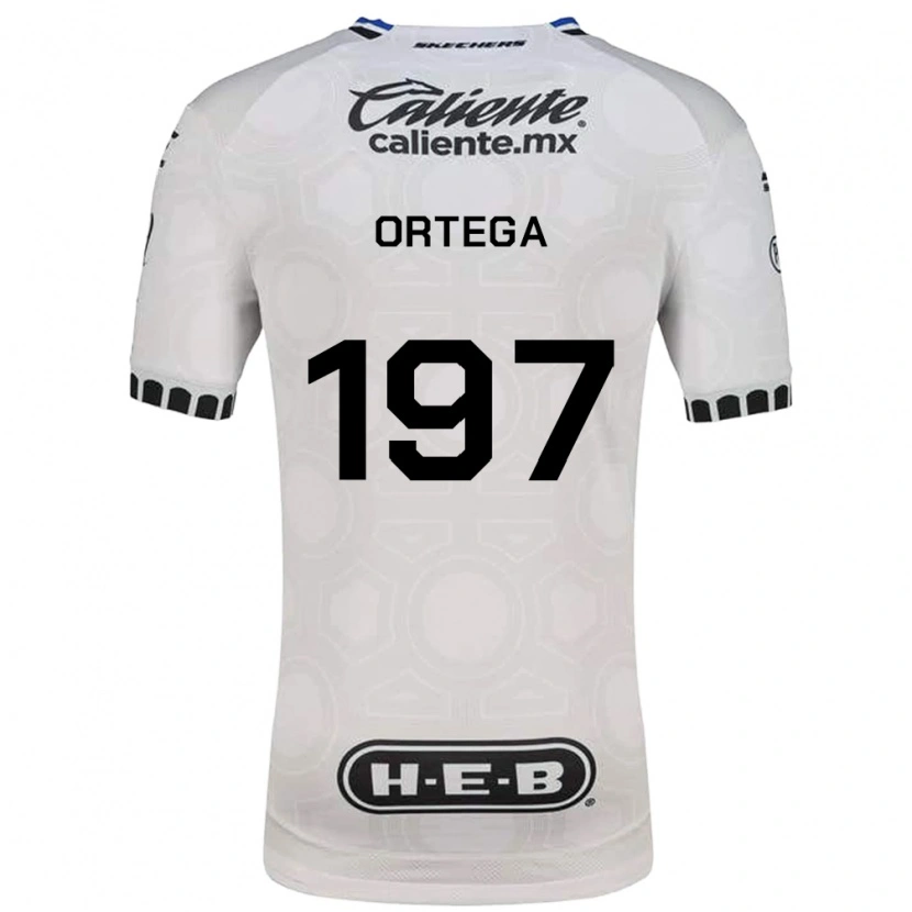 Danxen Kvinder Javier Ortega #197 Hvid Sort Blå Hjemmebane Spillertrøjer 2026/27 Trøje T-Shirt