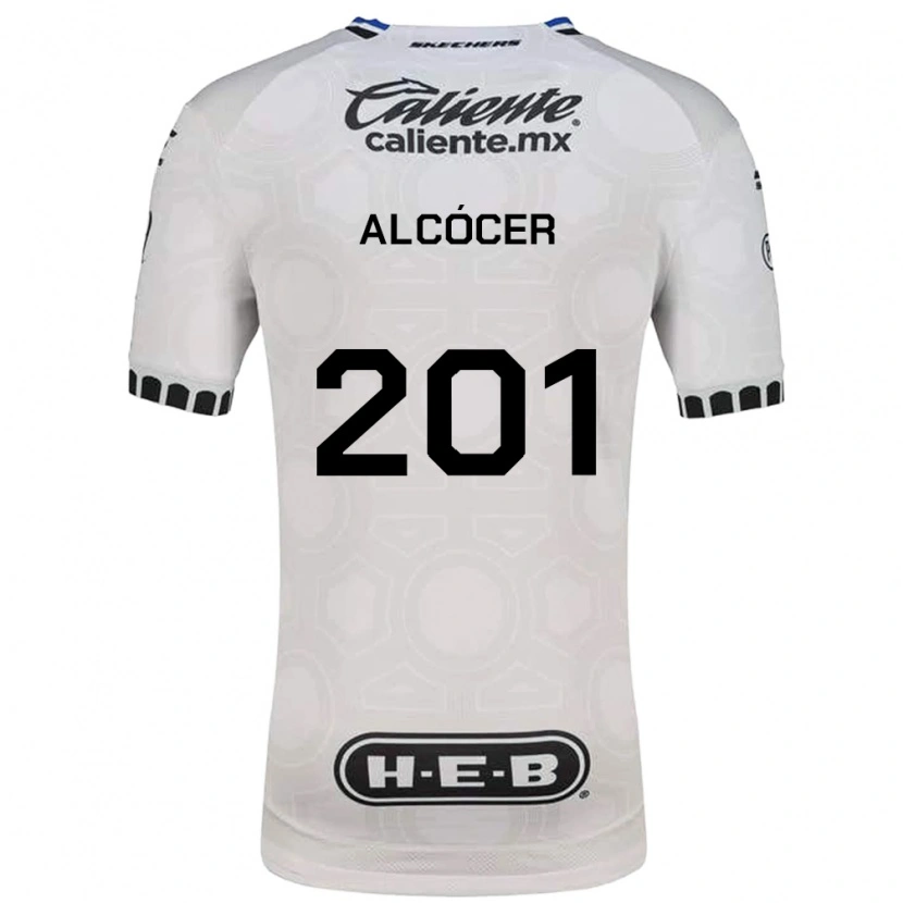 Danxen Kvinder Julián Alcócer #201 Hvid Sort Blå Hjemmebane Spillertrøjer 2026/27 Trøje T-Shirt