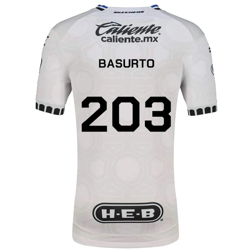 Danxen Kvinder Osvaldo Basurto #203 Hvid Sort Blå Hjemmebane Spillertrøjer 2026/27 Trøje T-Shirt