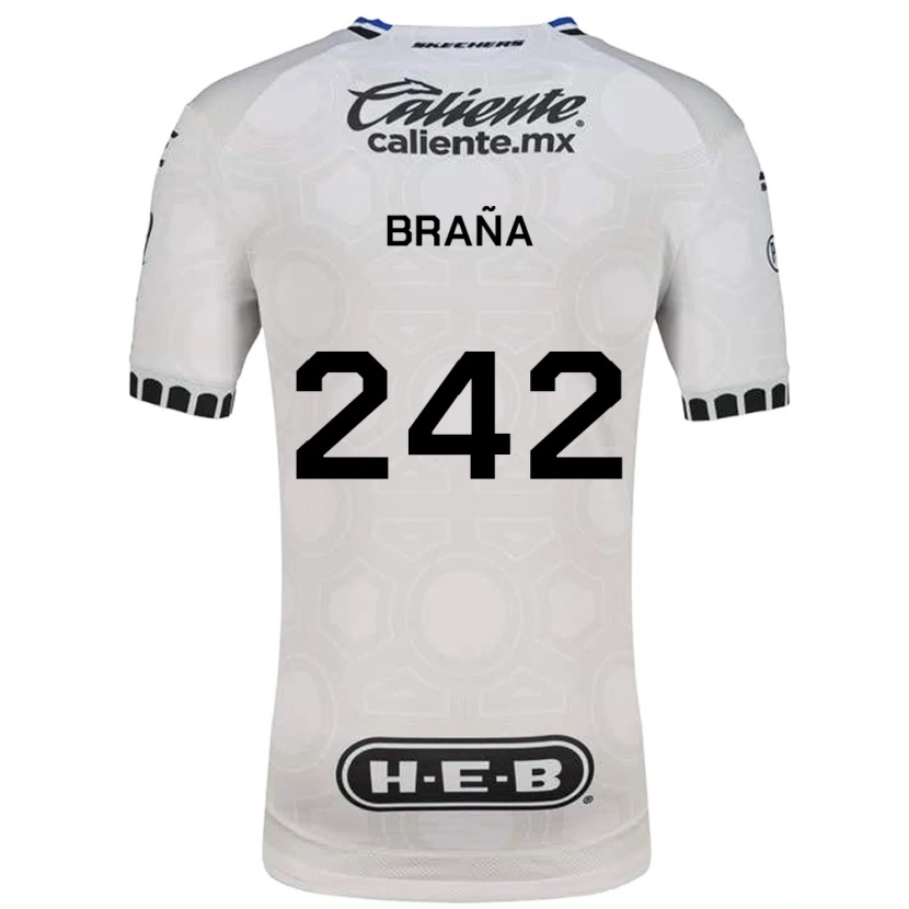 Danxen Kvinder Armando Braña #242 Hvid Sort Blå Hjemmebane Spillertrøjer 2026/27 Trøje T-Shirt