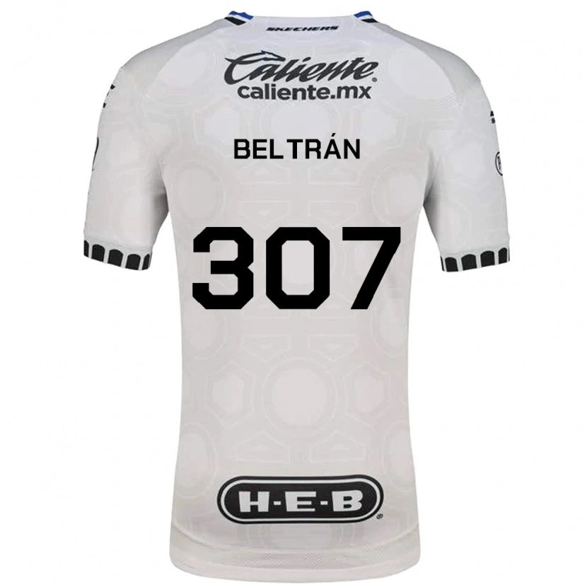 Danxen Kvinder Gael Beltrán #307 Hvid Sort Blå Hjemmebane Spillertrøjer 2026/27 Trøje T-Shirt