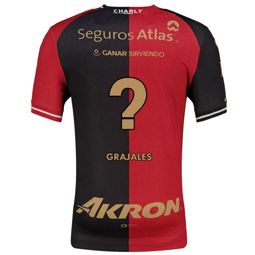 Danxen Kvinder David Grajales #0 Rød Sort Brun Hjemmebane Spillertrøjer 2026/27 Trøje T-Shirt