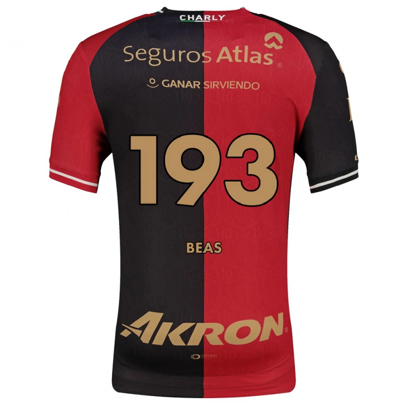 Danxen Kvinder Álvaro Beas #193 Rød Sort Brun Hjemmebane Spillertrøjer 2026/27 Trøje T-Shirt