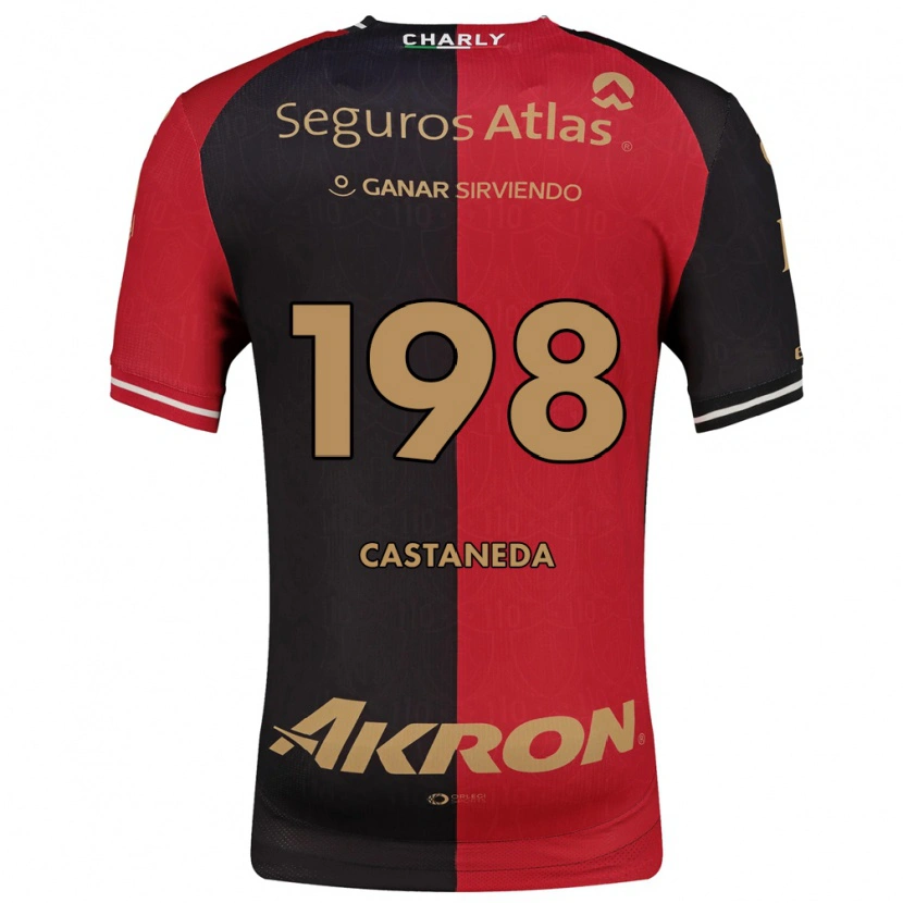 Danxen Kvinder Mariano Castañeda #198 Rød Sort Brun Hjemmebane Spillertrøjer 2026/27 Trøje T-Shirt