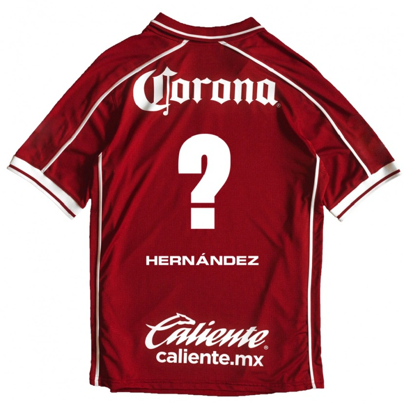 Danxen Kvinder Francisco Hernández #0 Hvid Rød Hjemmebane Spillertrøjer 2026/27 Trøje T-Shirt