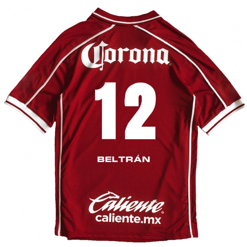 Danxen Kvinder Ronaldo Beltrán #12 Hvid Rød Hjemmebane Spillertrøjer 2026/27 Trøje T-Shirt