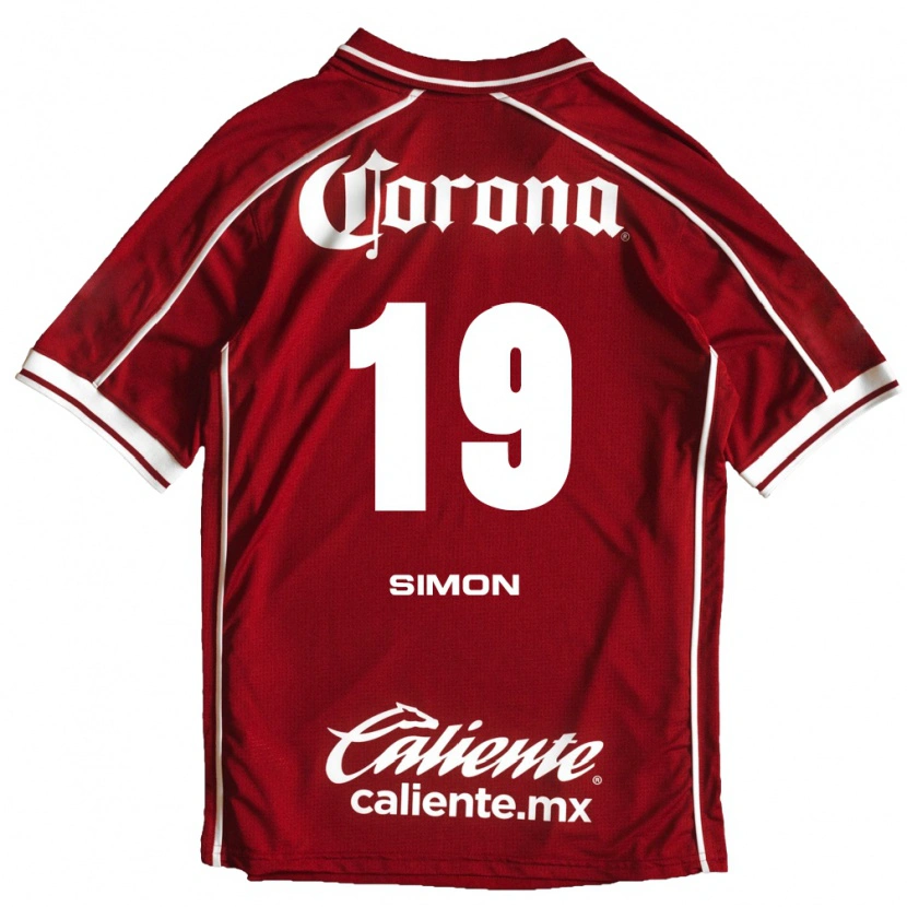 Danxen Kvinder Santiago Simón #19 Hvid Rød Hjemmebane Spillertrøjer 2026/27 Trøje T-Shirt