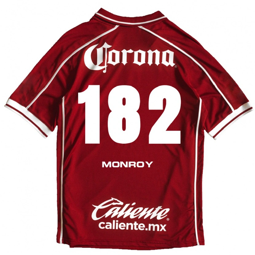 Danxen Kvinder Brayan Monroy #182 Hvid Rød Hjemmebane Spillertrøjer 2026/27 Trøje T-Shirt