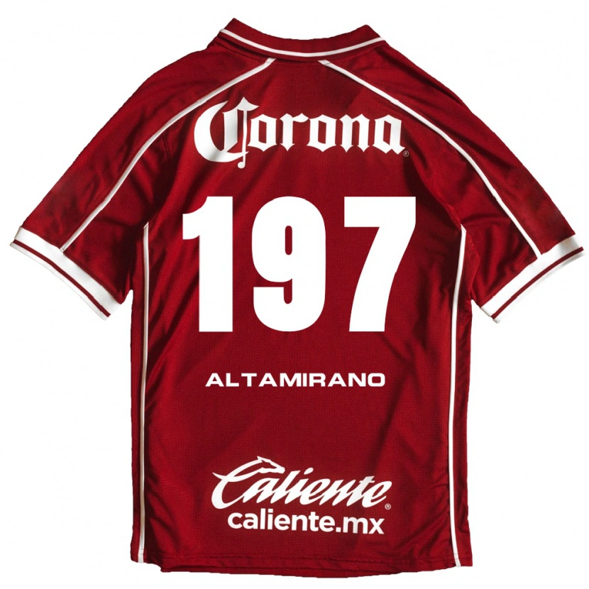 Danxen Kvinder Óscar Altamirano #197 Hvid Rød Hjemmebane Spillertrøjer 2026/27 Trøje T-Shirt