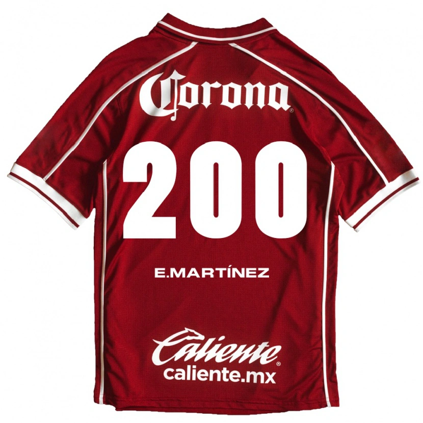 Danxen Kvinder Edgar Martínez #200 Hvid Rød Hjemmebane Spillertrøjer 2026/27 Trøje T-Shirt