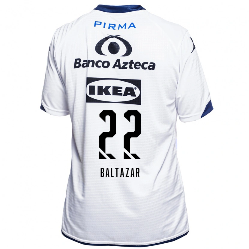 Danxen Kvinder Carlos Baltazar #22 Hvid Sort Blå Hjemmebane Spillertrøjer 2026/27 Trøje T-Shirt