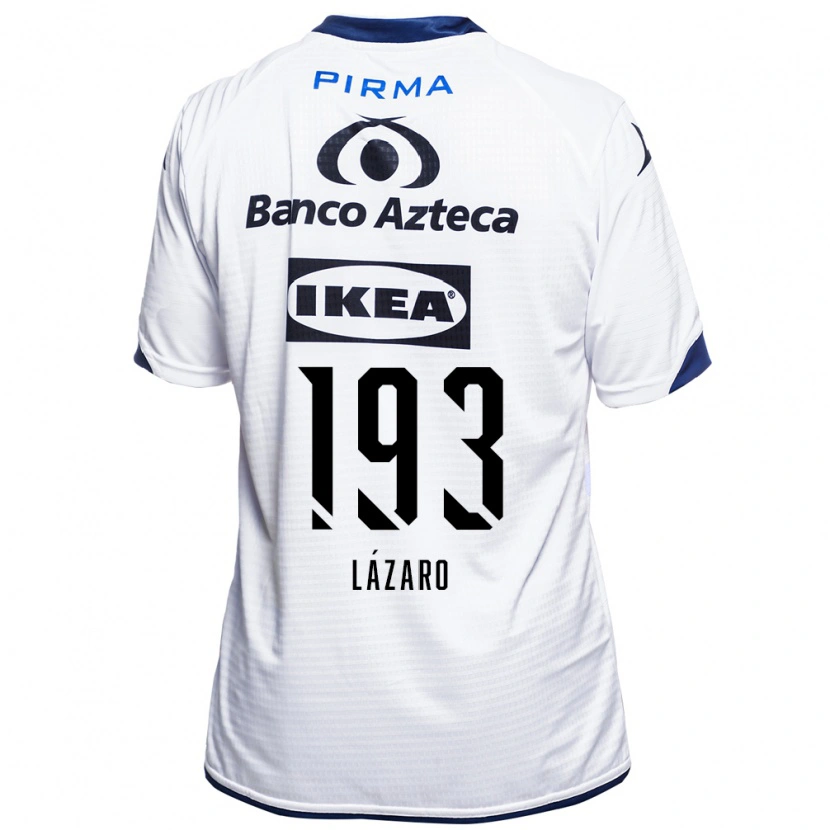 Danxen Kvinder Juan Lázaro #193 Hvid Sort Blå Hjemmebane Spillertrøjer 2026/27 Trøje T-Shirt