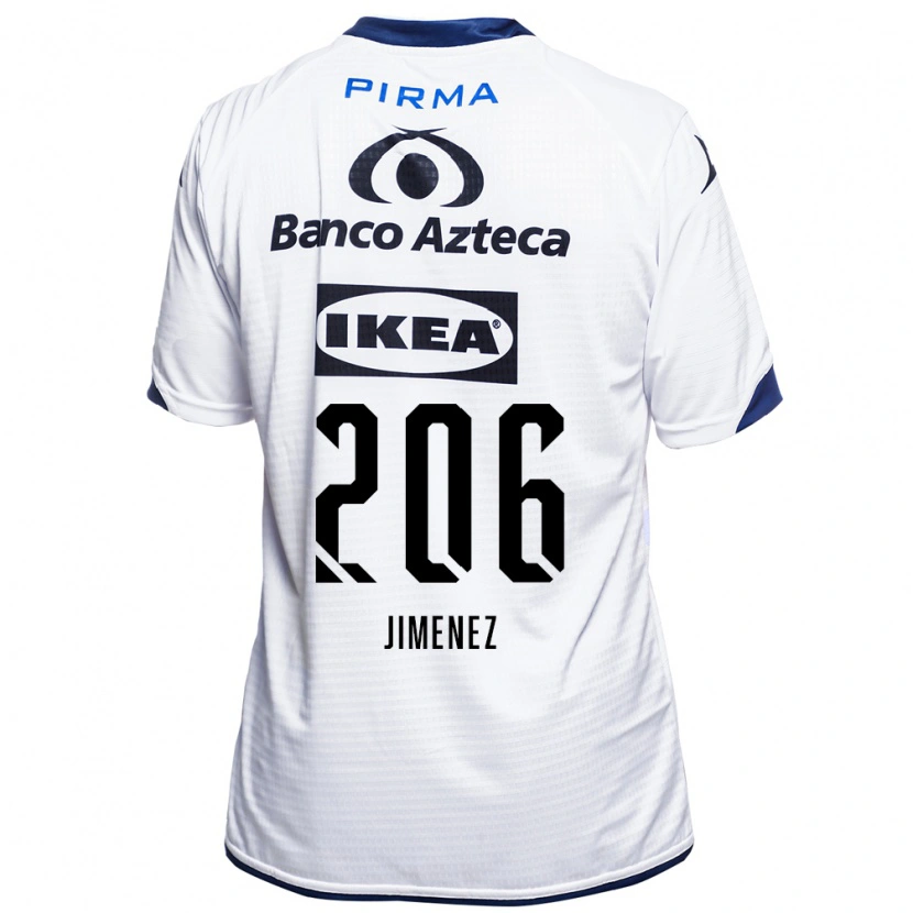 Danxen Kvinder Leonardo Jiménez #206 Hvid Sort Blå Hjemmebane Spillertrøjer 2026/27 Trøje T-Shirt