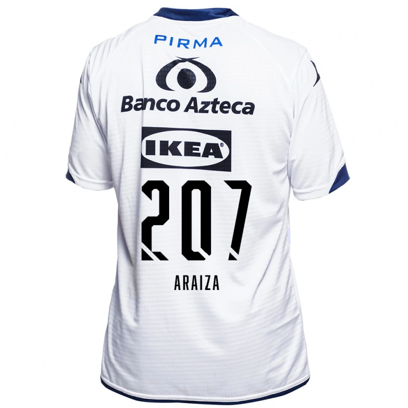 Danxen Kvinder Daniel Araiza #207 Hvid Sort Blå Hjemmebane Spillertrøjer 2026/27 Trøje T-Shirt