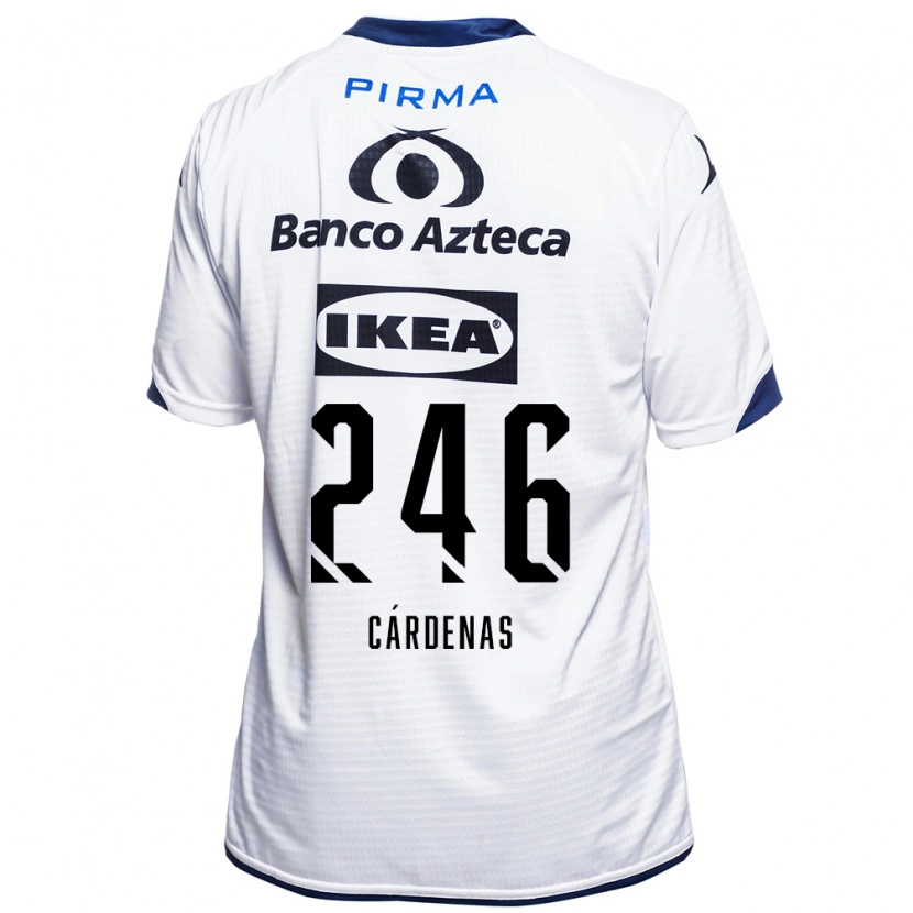 Danxen Kvinder Enrique Cárdenas #246 Hvid Sort Blå Hjemmebane Spillertrøjer 2026/27 Trøje T-Shirt