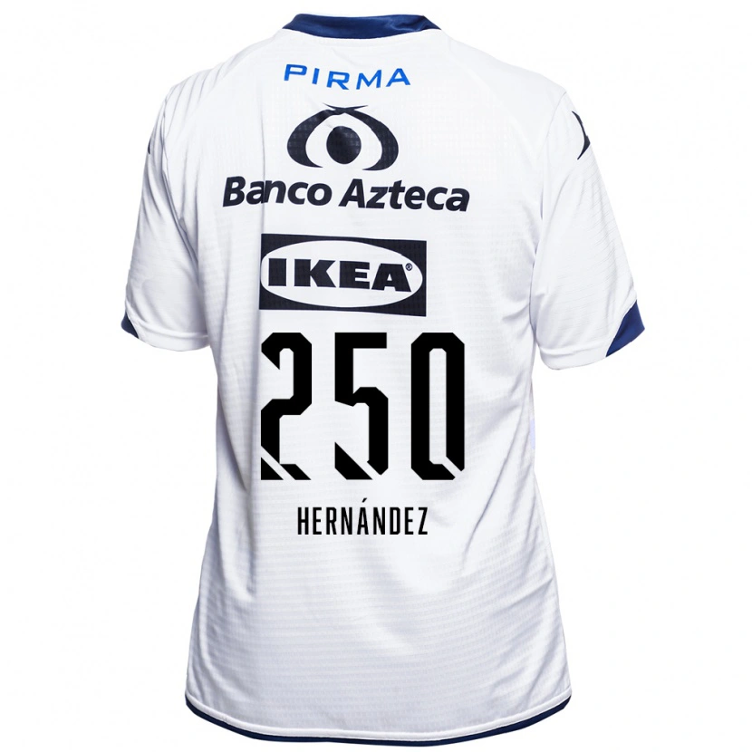 Danxen Kvinder Arvin Hernández #250 Hvid Sort Blå Hjemmebane Spillertrøjer 2026/27 Trøje T-Shirt