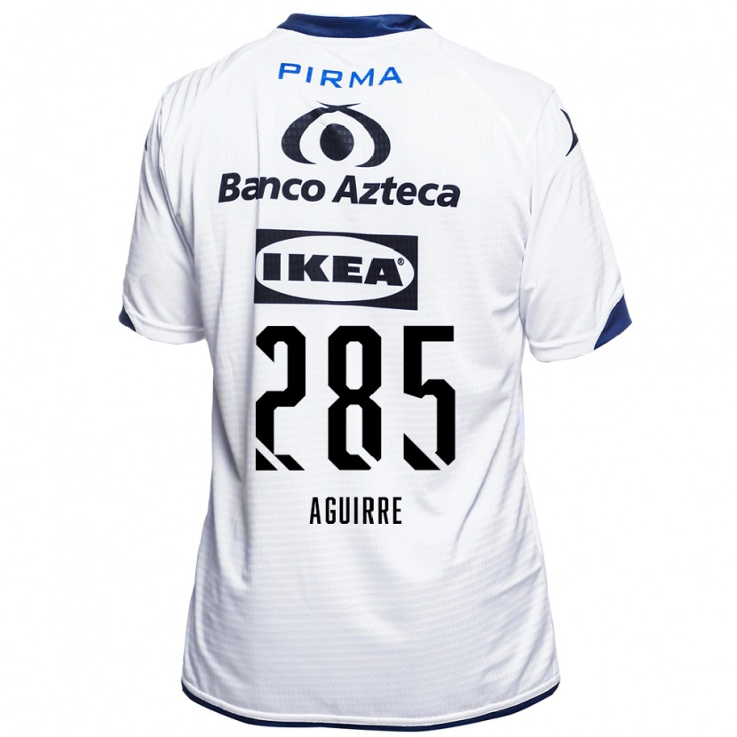 Danxen Kvinder Juan Aguirre #285 Hvid Sort Blå Hjemmebane Spillertrøjer 2026/27 Trøje T-Shirt