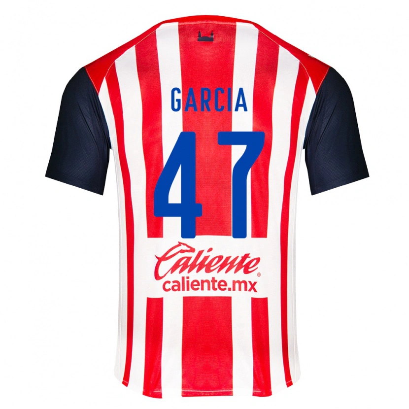 Danxen Kvinder Gael García #47 Rød Sort Hvid Hjemmebane Spillertrøjer 2026/27 Trøje T-Shirt