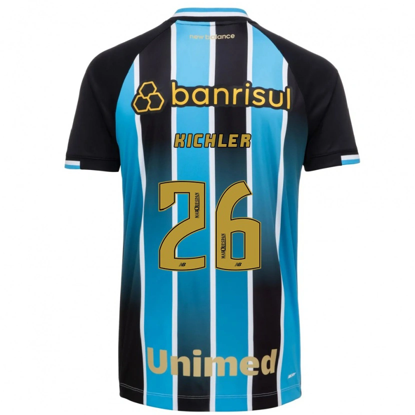 Danxen Kvinder Paola Kichler #26 Blå Brun Sort Hjemmebane Spillertrøjer 2026/27 Trøje T-Shirt