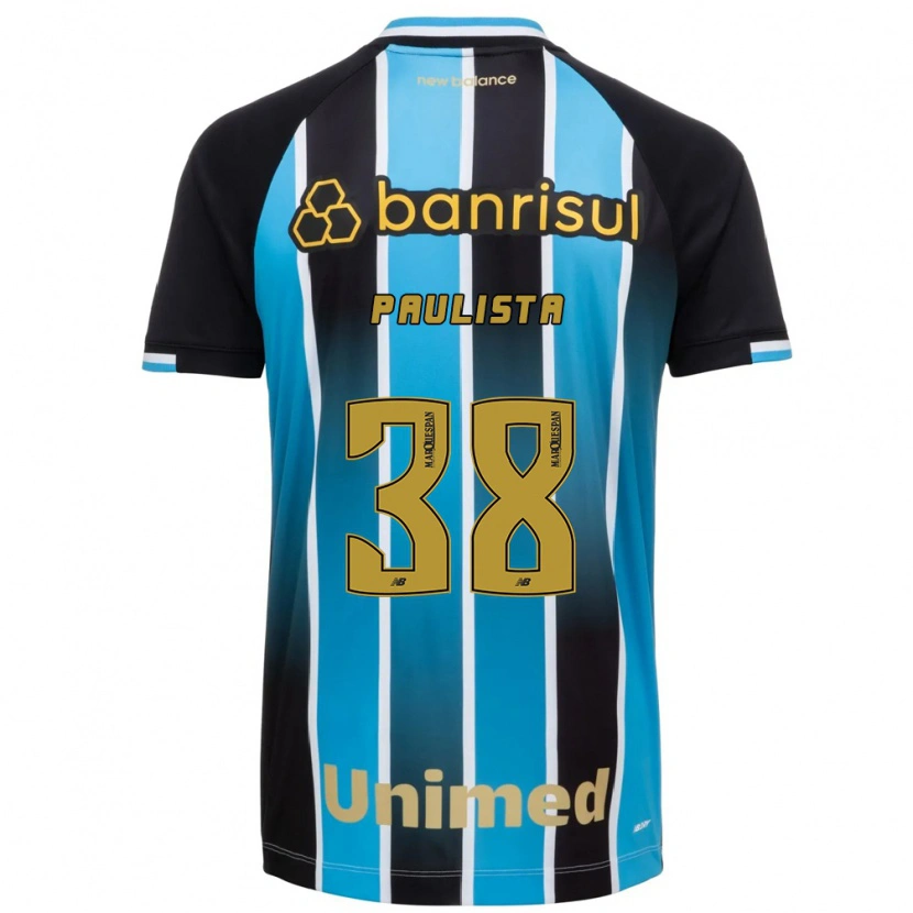Danxen Kvinder Caio Paulista #38 Blå Brun Sort Hjemmebane Spillertrøjer 2026/27 Trøje T-Shirt