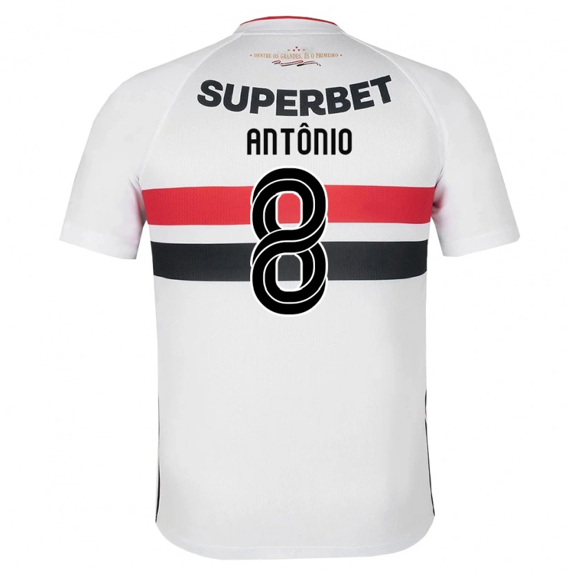 Danxen Kvinder Marcos Antônio #8 Hvid Rød Sort Hjemmebane Spillertrøjer 2026/27 Trøje T-Shirt