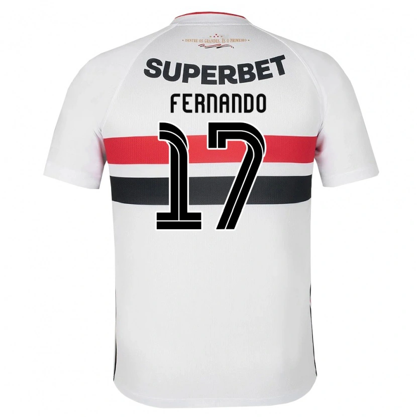 Danxen Kvinder Luiz Fernando #17 Hvid Rød Sort Hjemmebane Spillertrøjer 2026/27 Trøje T-Shirt