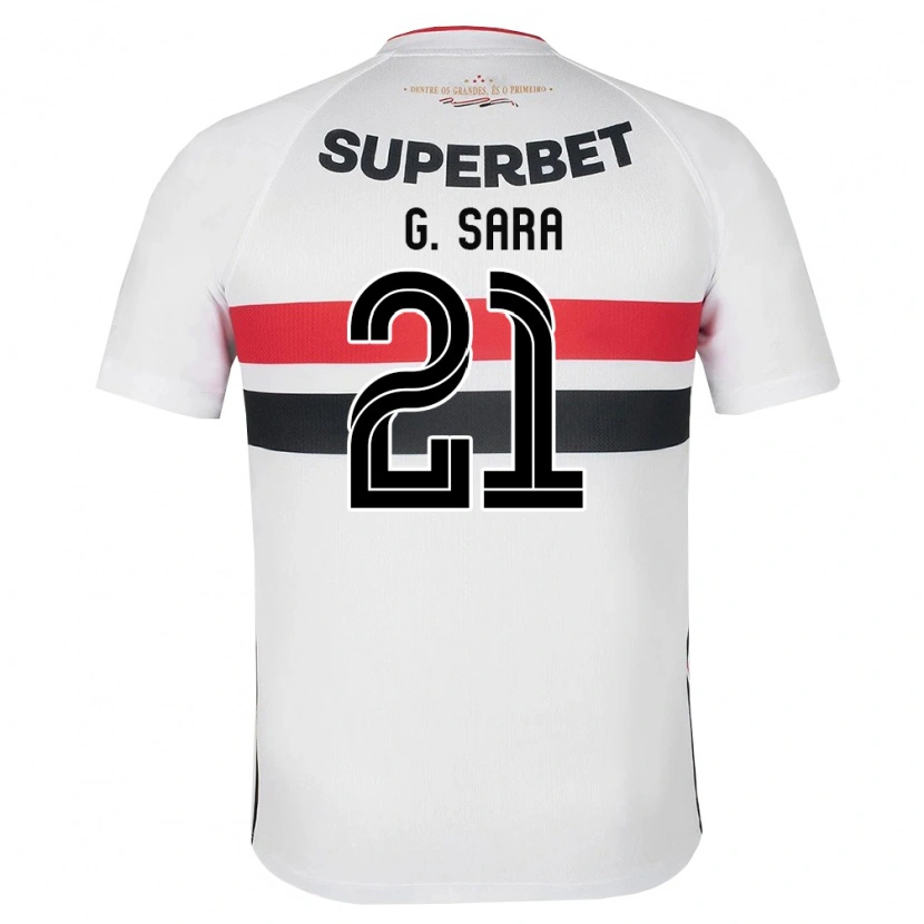 Danxen Kvinder Gabriel Sara #21 Hvid Rød Sort Hjemmebane Spillertrøjer 2026/27 Trøje T-Shirt