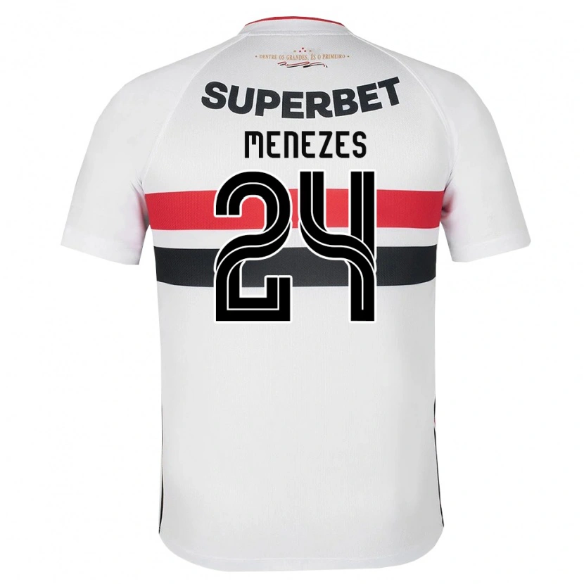 Danxen Kvinder Matheus Menezes #24 Hvid Rød Sort Hjemmebane Spillertrøjer 2026/27 Trøje T-Shirt