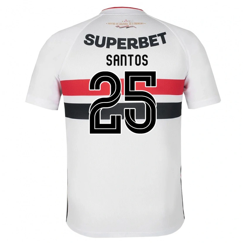 Danxen Kvinder Mariana Santos #25 Hvid Rød Sort Hjemmebane Spillertrøjer 2026/27 Trøje T-Shirt