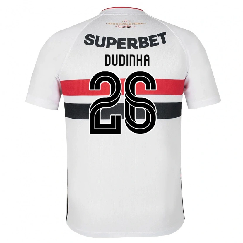 Danxen Kvinder Dudinha #26 Hvid Rød Sort Hjemmebane Spillertrøjer 2026/27 Trøje T-Shirt