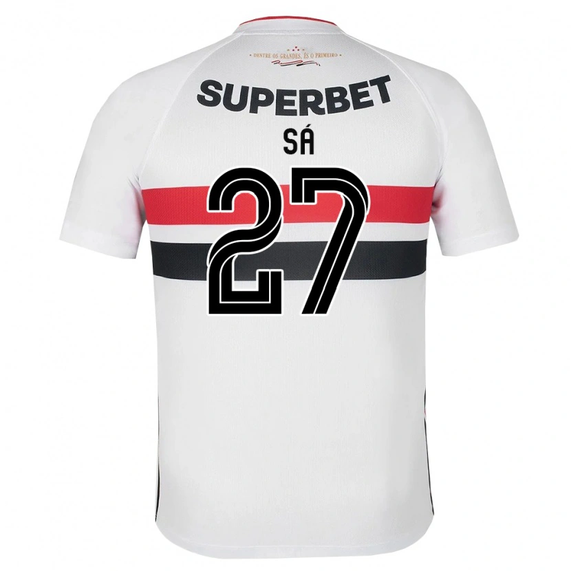 Danxen Kvinder Victor Sá #27 Hvid Rød Sort Hjemmebane Spillertrøjer 2026/27 Trøje T-Shirt