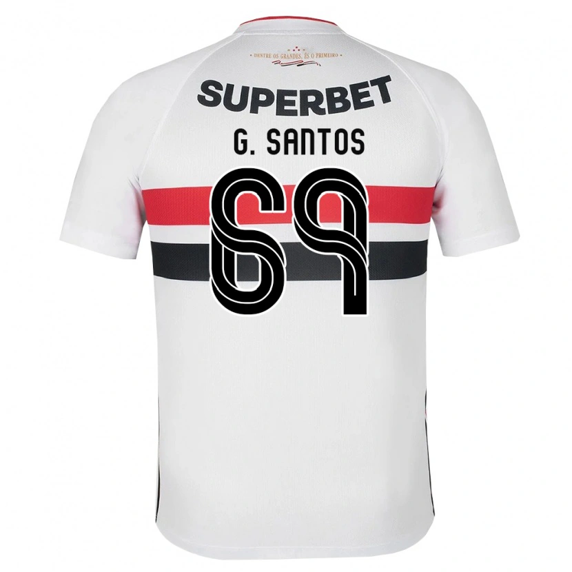 Danxen Kvinder Guilherme Santos #69 Hvid Rød Sort Hjemmebane Spillertrøjer 2026/27 Trøje T-Shirt