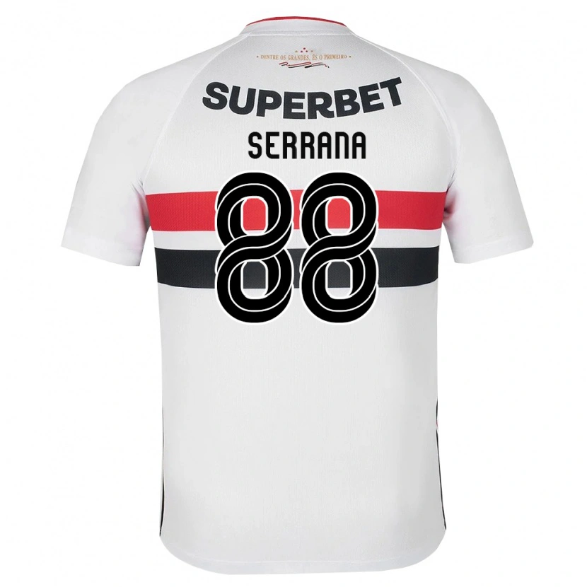 Danxen Kvinder Serrana #88 Hvid Rød Sort Hjemmebane Spillertrøjer 2026/27 Trøje T-Shirt