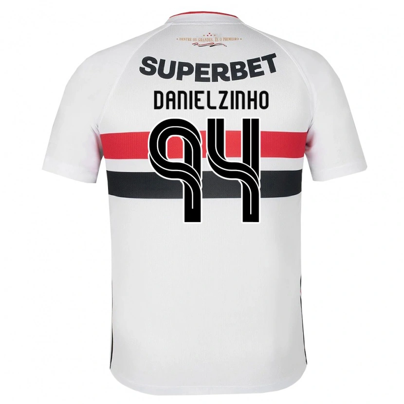 Danxen Kvinder Danielzinho #94 Hvid Rød Sort Hjemmebane Spillertrøjer 2026/27 Trøje T-Shirt