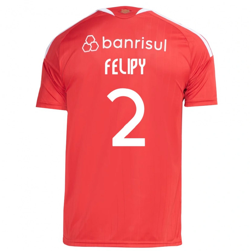 Danxen Kvinder Luis Felipy #2 Rød Hvid Hjemmebane Spillertrøjer 2026/27 Trøje T-Shirt