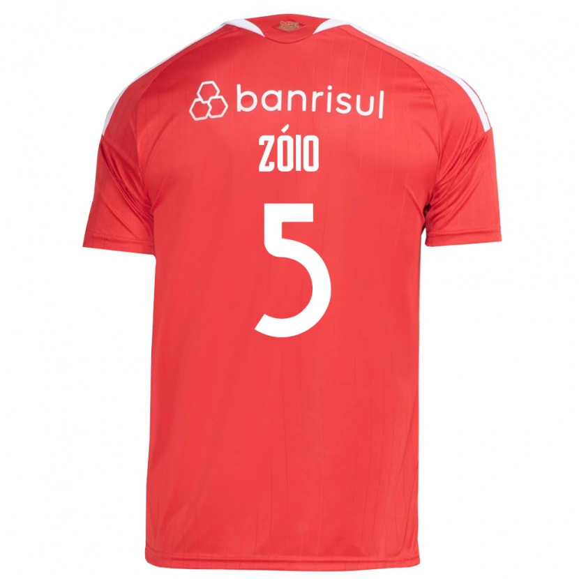 Danxen Kvinder Zóio #5 Rød Hvid Hjemmebane Spillertrøjer 2026/27 Trøje T-Shirt