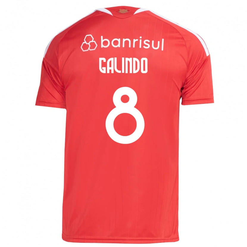 Danxen Kvinder João Galindo #8 Rød Hvid Hjemmebane Spillertrøjer 2026/27 Trøje T-Shirt