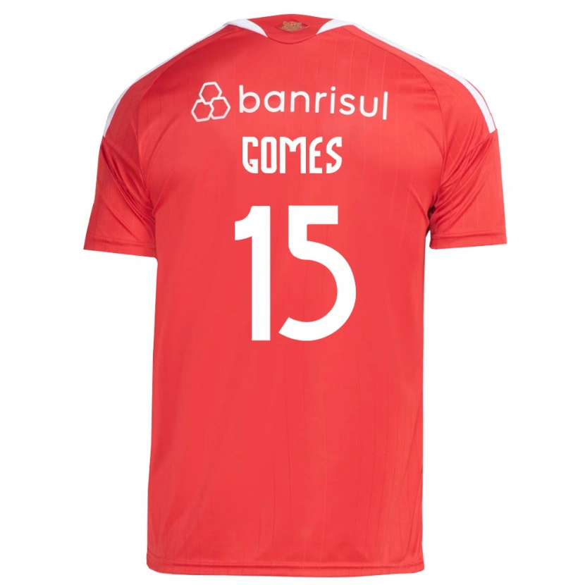 Danxen Kvinder Bruno Gomes #15 Rød Hvid Hjemmebane Spillertrøjer 2026/27 Trøje T-Shirt
