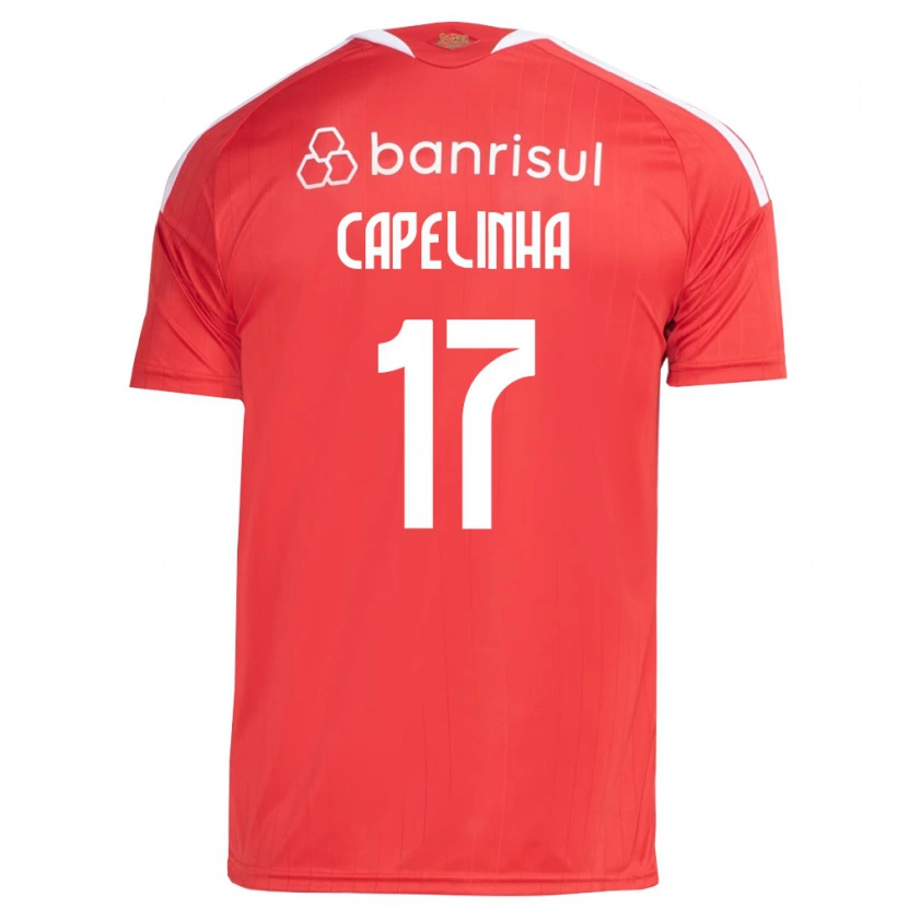 Danxen Kvinder Capelinha #17 Rød Hvid Hjemmebane Spillertrøjer 2026/27 Trøje T-Shirt