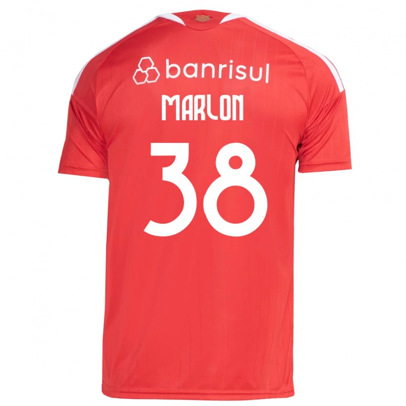 Danxen Kvinder Marlon #38 Rød Hvid Hjemmebane Spillertrøjer 2026/27 Trøje T-Shirt