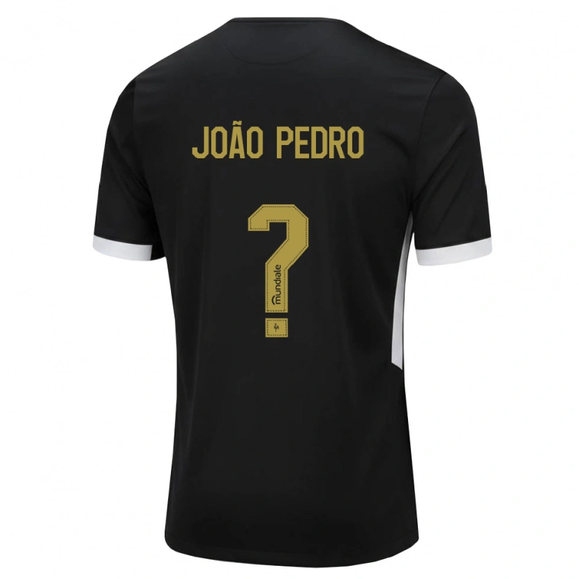 Danxen Kvinder João Mathias #0 Sort Hvid Gul Hjemmebane Spillertrøjer 2026/27 Trøje T-Shirt