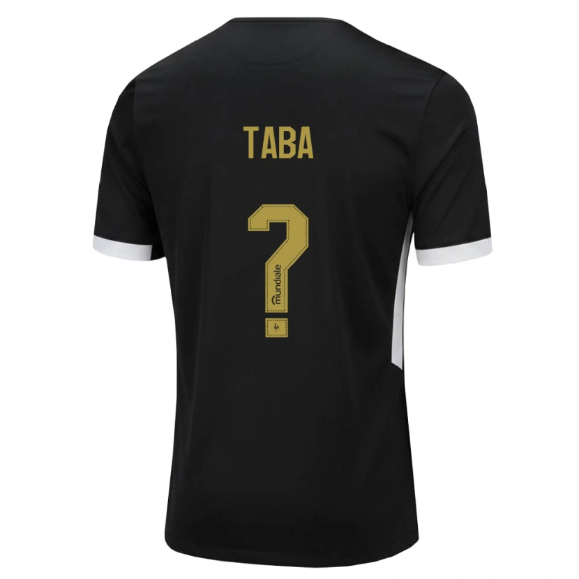 Danxen Kvinder Taba #0 Sort Hvid Gul Hjemmebane Spillertrøjer 2026/27 Trøje T-Shirt