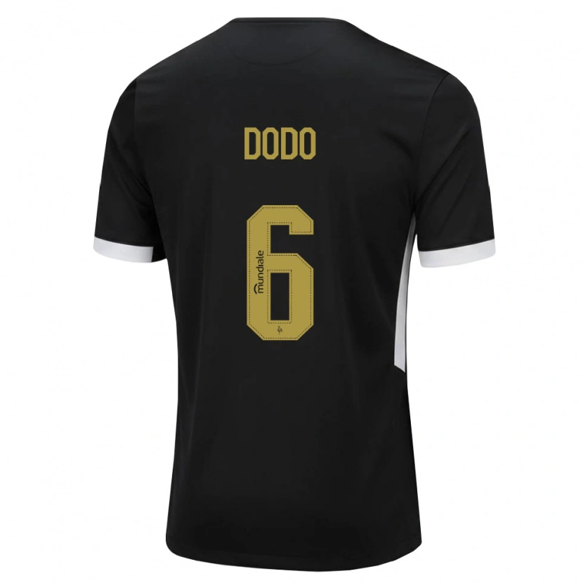 Danxen Kvinder Dodo #6 Sort Hvid Gul Hjemmebane Spillertrøjer 2026/27 Trøje T-Shirt