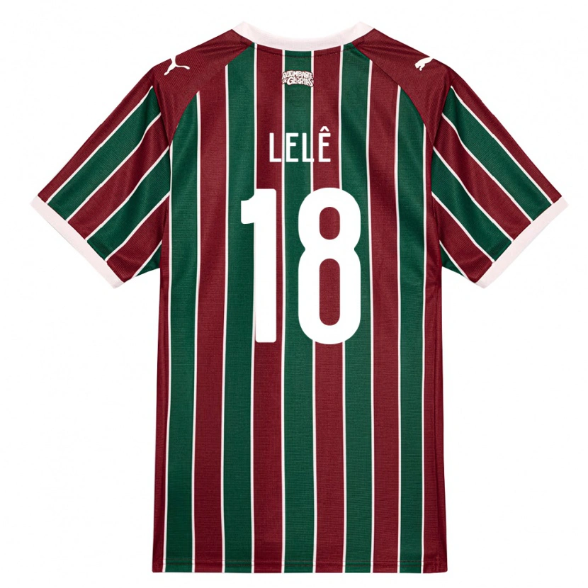 Danxen Kvinder Lelê #18 Grøn Vinrød Hvid Hjemmebane Spillertrøjer 2026/27 Trøje T-Shirt