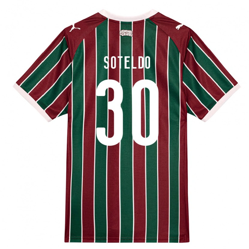 Danxen Kvinder Yeferson Soteldo #30 Grøn Vinrød Hvid Hjemmebane Spillertrøjer 2026/27 Trøje T-Shirt