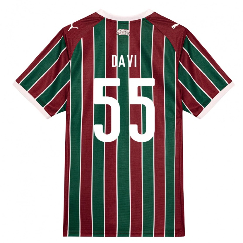 Danxen Kvinder Wallace Davi #55 Grøn Vinrød Hvid Hjemmebane Spillertrøjer 2026/27 Trøje T-Shirt